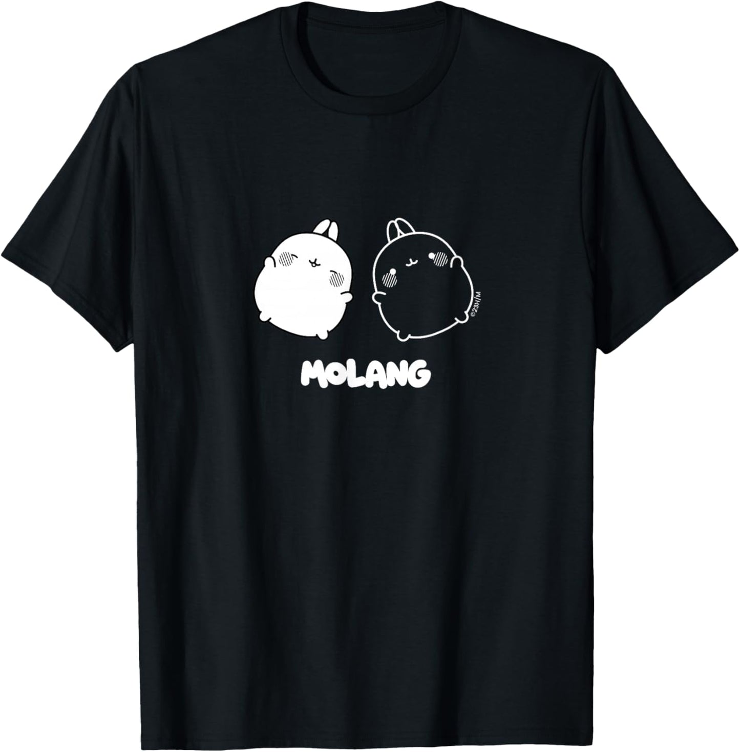 Molang - Lustige Cartoon-Designs für Frauen, Männer und Kinder T-Shirt - T-Shirt | Black