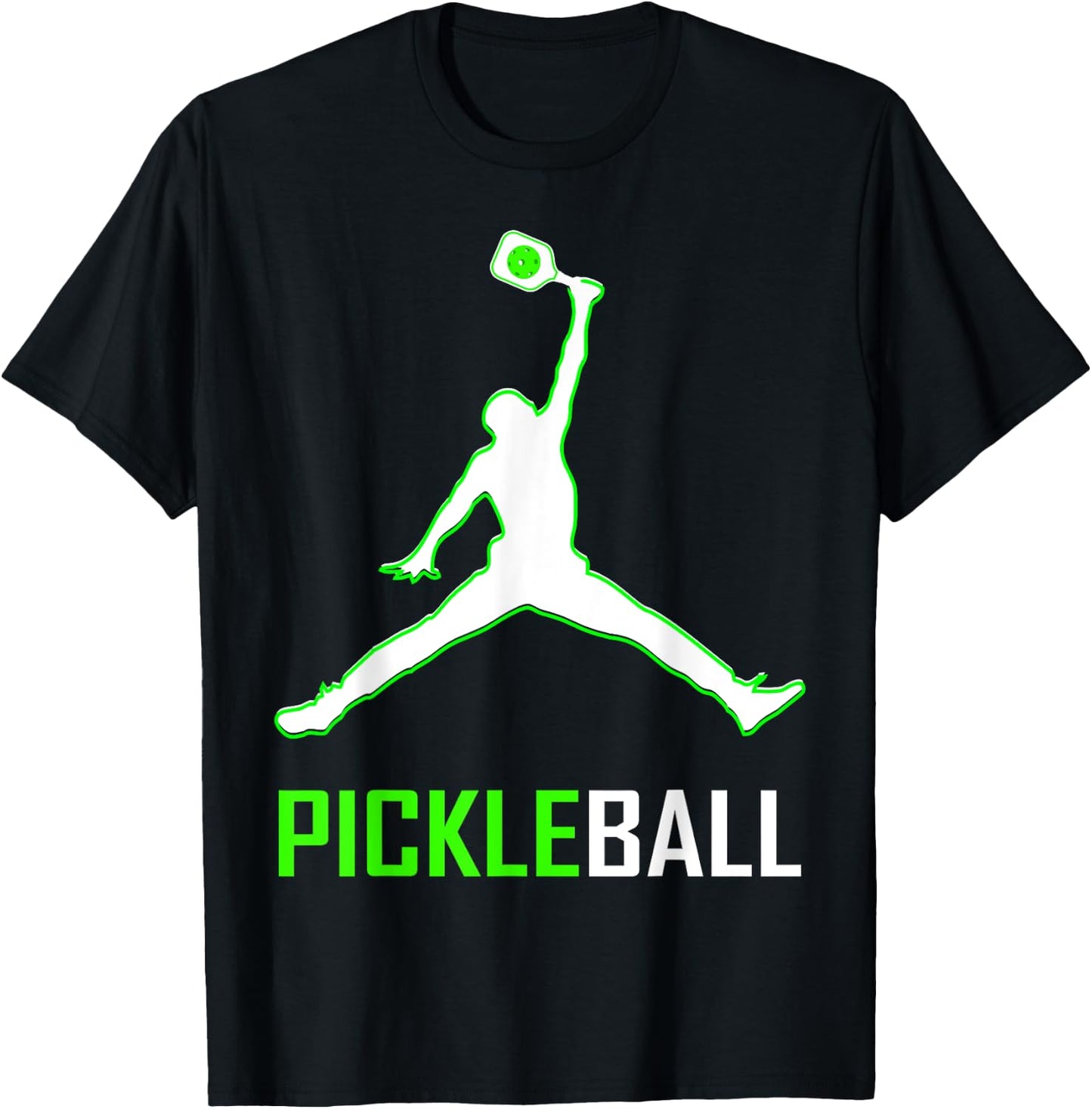 Pickleball funny Gift women kids Pickleball player T-Shirt - T-Shirt | Black