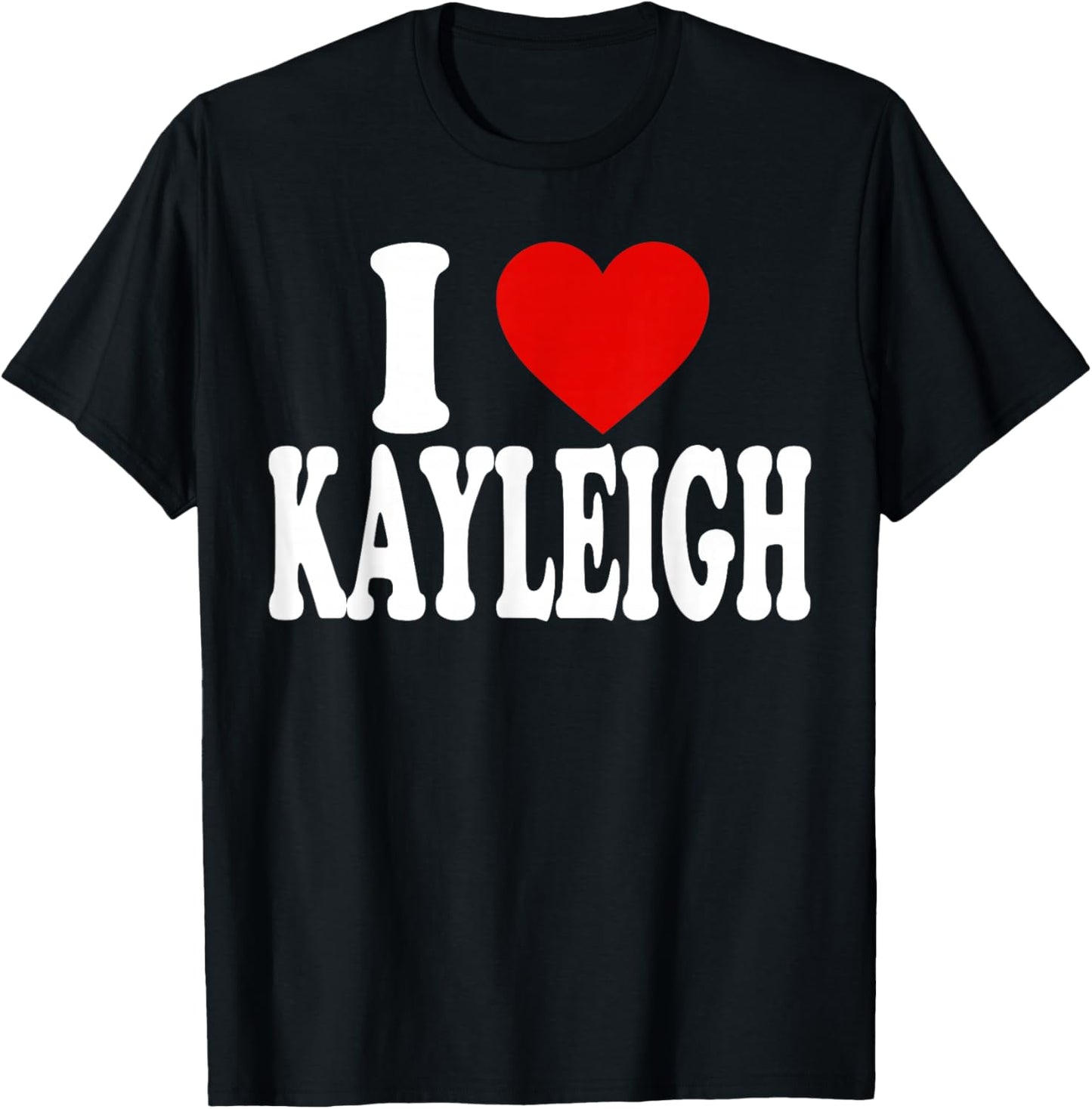 I Heart Love Kayleigh T-Shirt - T-Shirt | Black