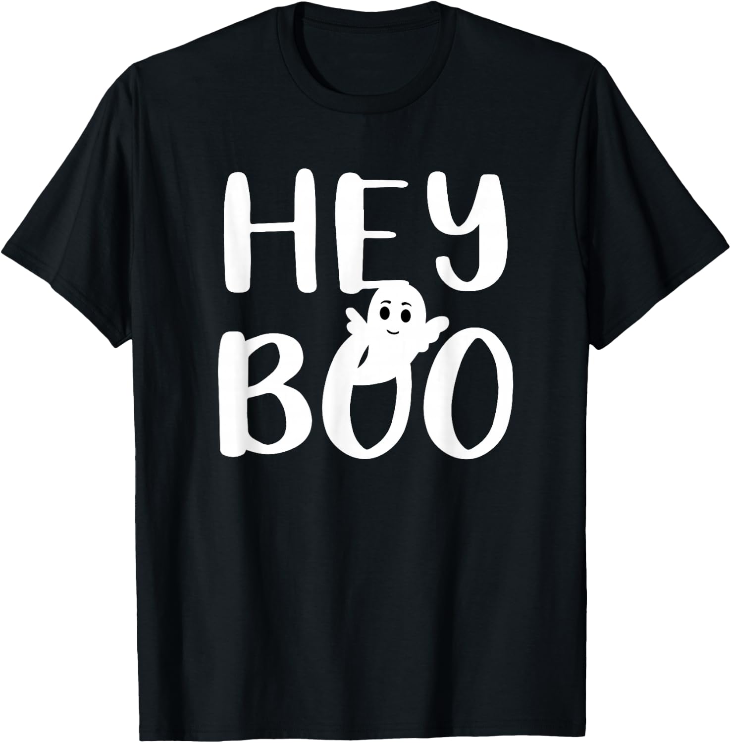 Hey Boo T-Shirt - T-Shirt | Black