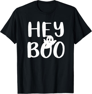 Hey Boo T-Shirt - T-Shirt | Black