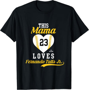 This Mama Loves Fernando Tatis, Jr. Sports Apparel T-Shirt - T-Shirt | Black
