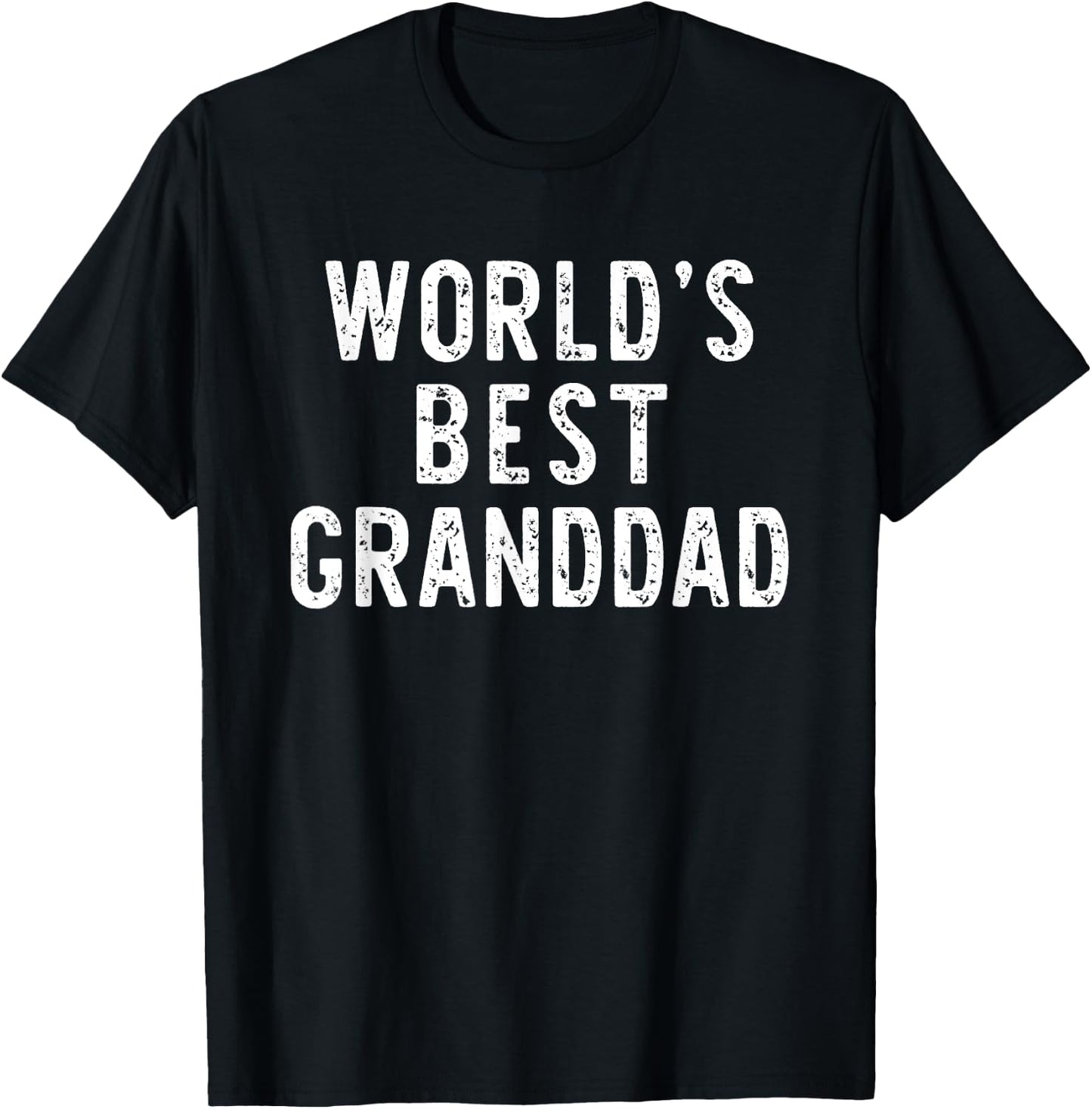 World's Best Granddad Funny Family T-Shirt - T-Shirt | Black