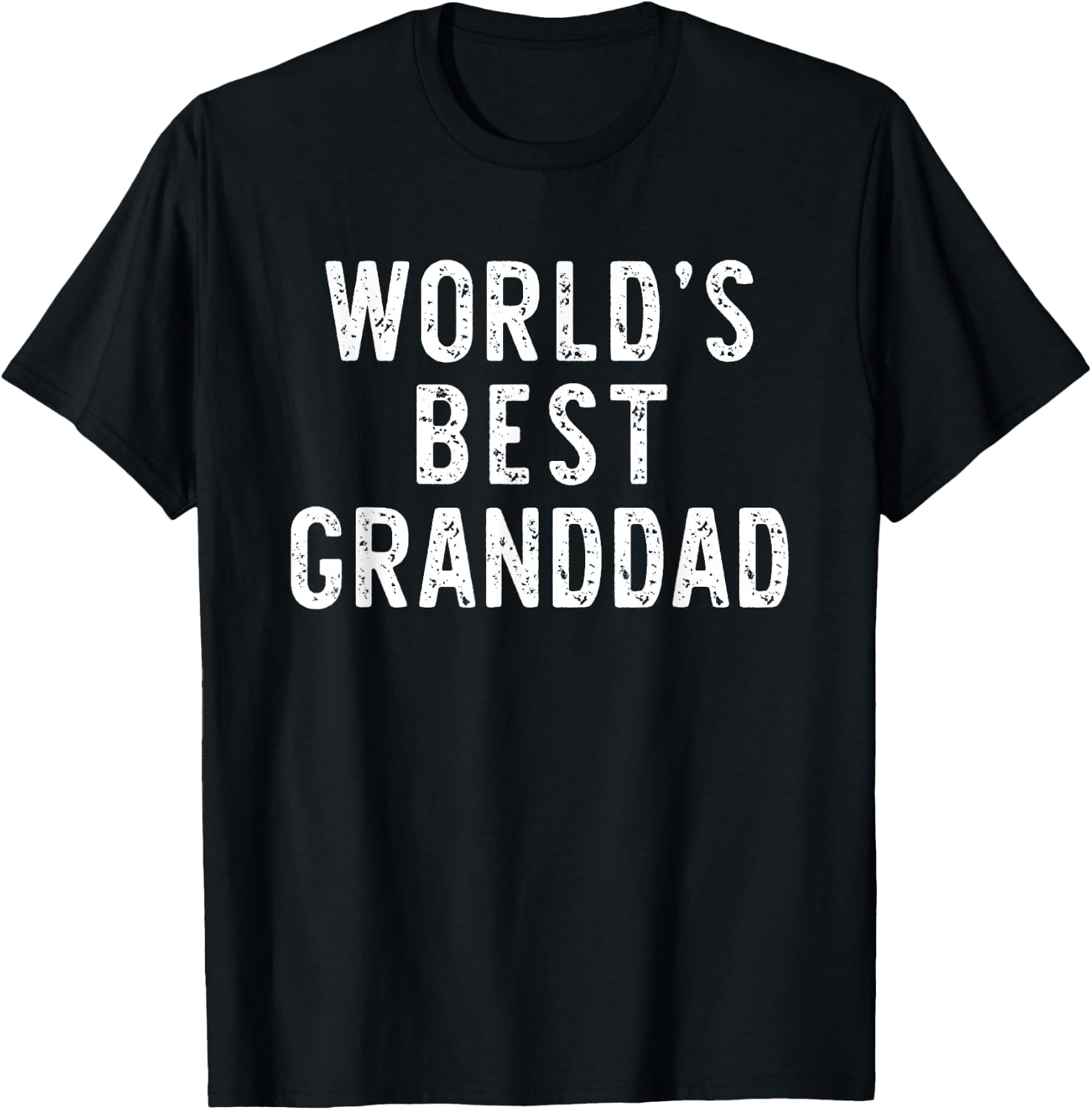 World's Best Granddad Funny Family T-Shirt - T-Shirt | Black