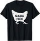 Nana Hen Chicken Mothers Day Farm Farmer Grandma Mimi Women T-Shirt - T-Shirt | Black