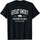 Vintage Great Smoky Mountains National Park Kids T-Shirt - T-Shirt | Black