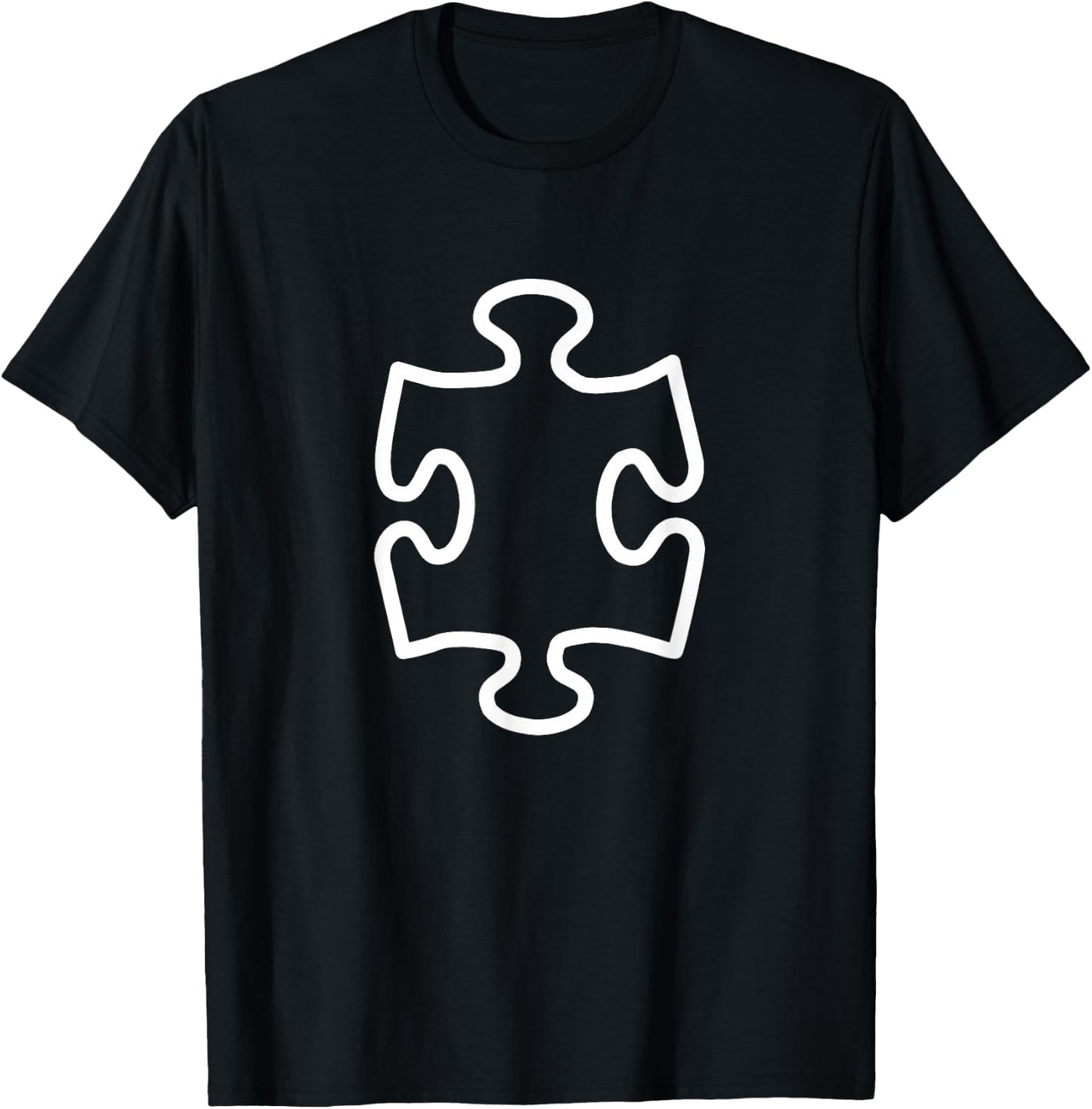 Puzzle Piece T-Shirt - T-Shirt | Black