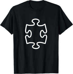 Puzzle Piece T-Shirt - T-Shirt | Black