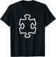 Puzzle Piece T-Shirt - T-Shirt | Black