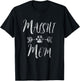 Malshi Mom Shirt Mal-Shi Lover Owner Malt-Tzu Dog Mom Women T-Shirt - T-Shirt | Black