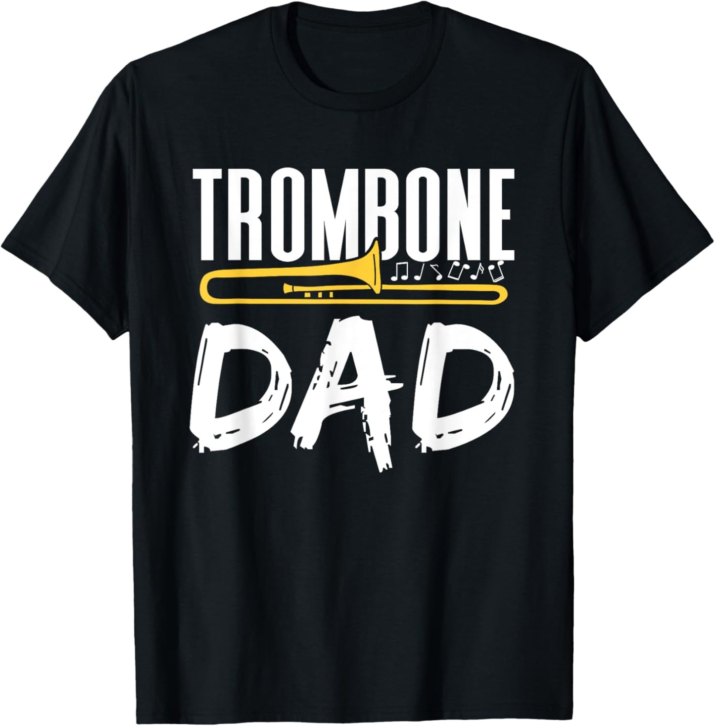 Trombone Dad Instrument Player Trombones Trombonist Father T-Shirt - T-Shirt | Black