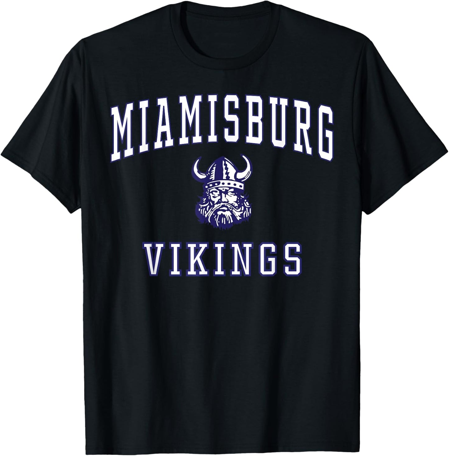 Miamisburg High School Vikings C1 T-Shirt - T-Shirt | Black
