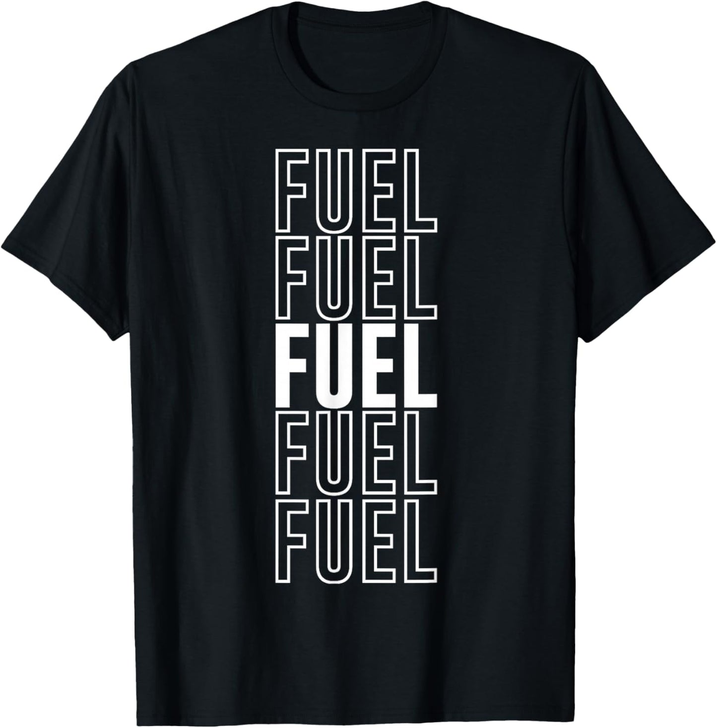Fuel Black Classic Adults T-Shirt - T-Shirt | Black