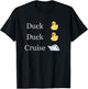 Duck Duck Cruise Cruising Ducks fun family matching T-Shirt - T-Shirt | Black