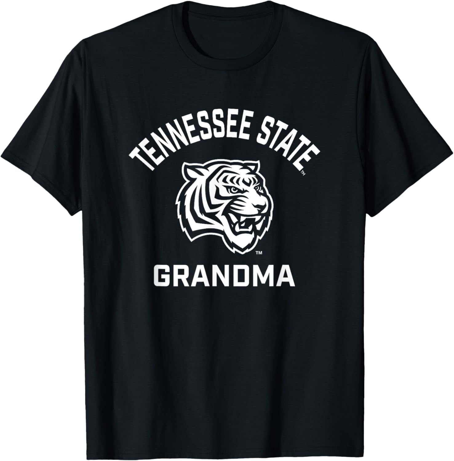 Tennessee State University TSU Tigers Arched Grandma T-Shirt - T-Shirt | Black