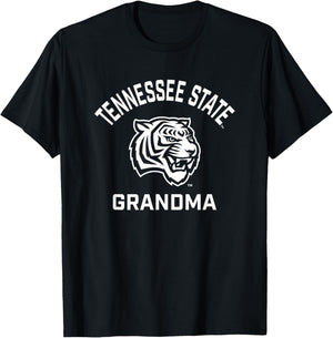 Tennessee State University TSU Tigers Arched Grandma T-Shirt - T-Shirt | Black