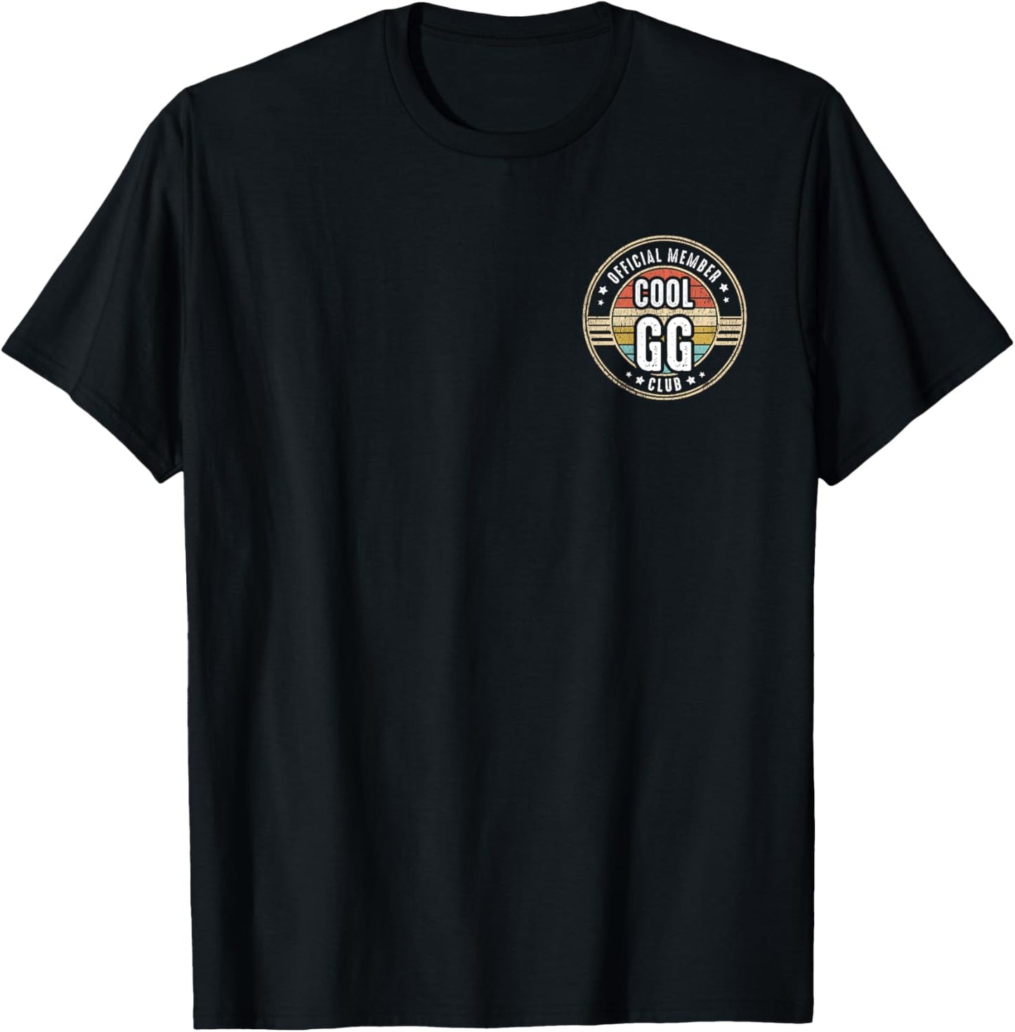 Official Member Cool GG Club Funny GG T-Shirt - T-Shirt | Black