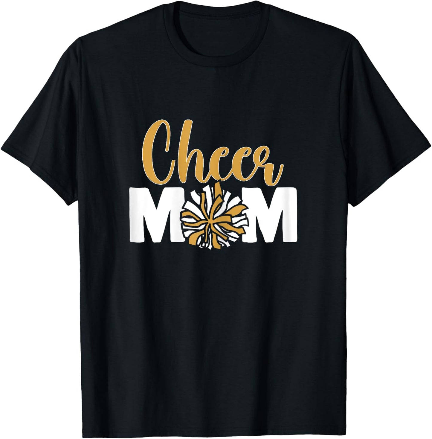 Cheer Mom Cheerleading Mother of Cheerleader Cheer Mom T-Shirt - T-Shirt | Black