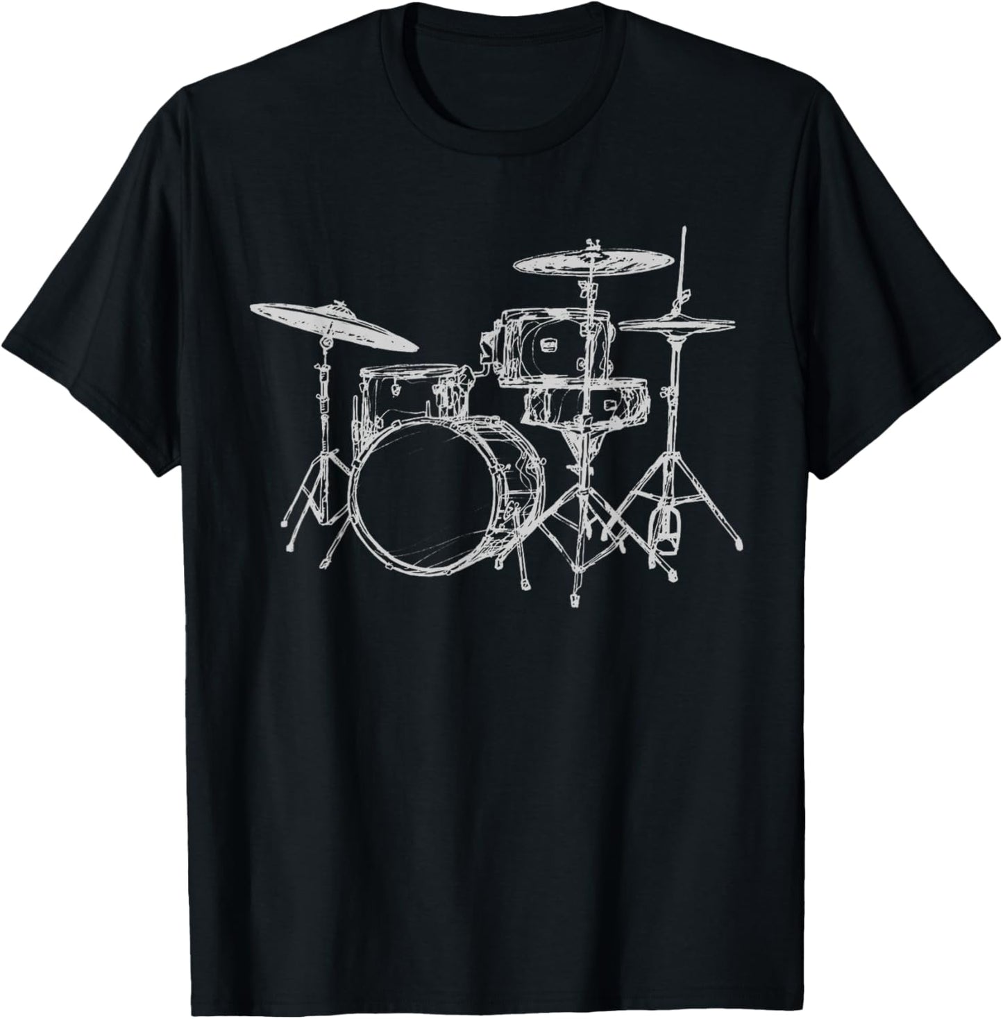 Drum design Teen Boys Musician Gifts Music Men T-Shirt - T-Shirt | Black