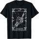 The Hairstylist Tarot Card Skeleton Hand Salon Hairdresser T-Shirt - T-Shirt | Black