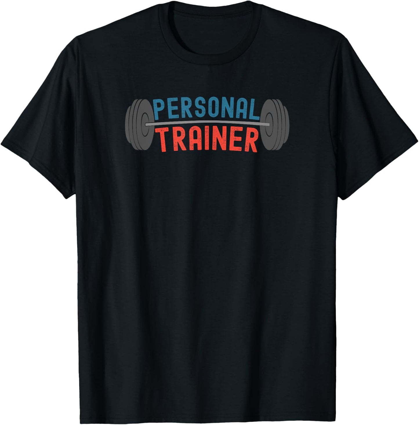 Personal Trainer Weights T-Shirt - T-Shirt | Black