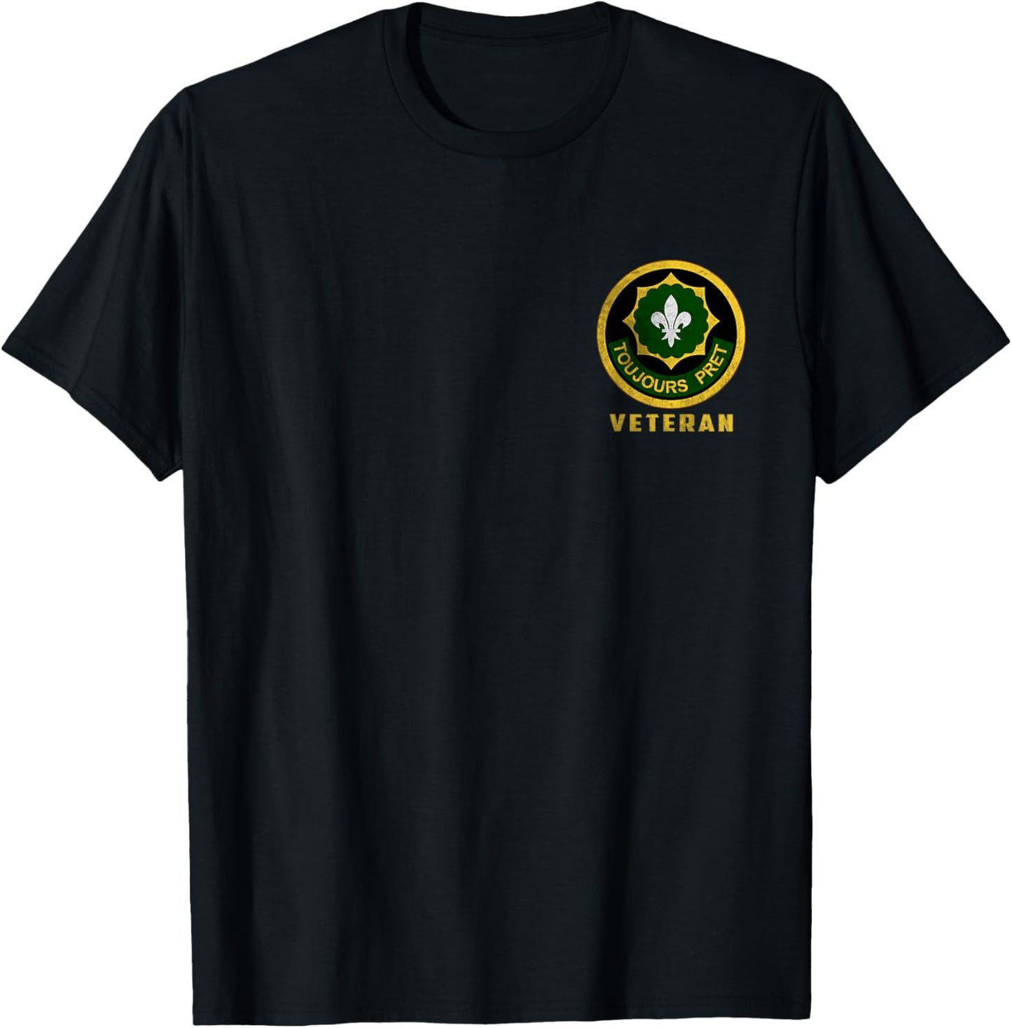2nd Armored Cavalry Toujours Pret Veteran Papa Father Day T-Shirt - T-Shirt | Black