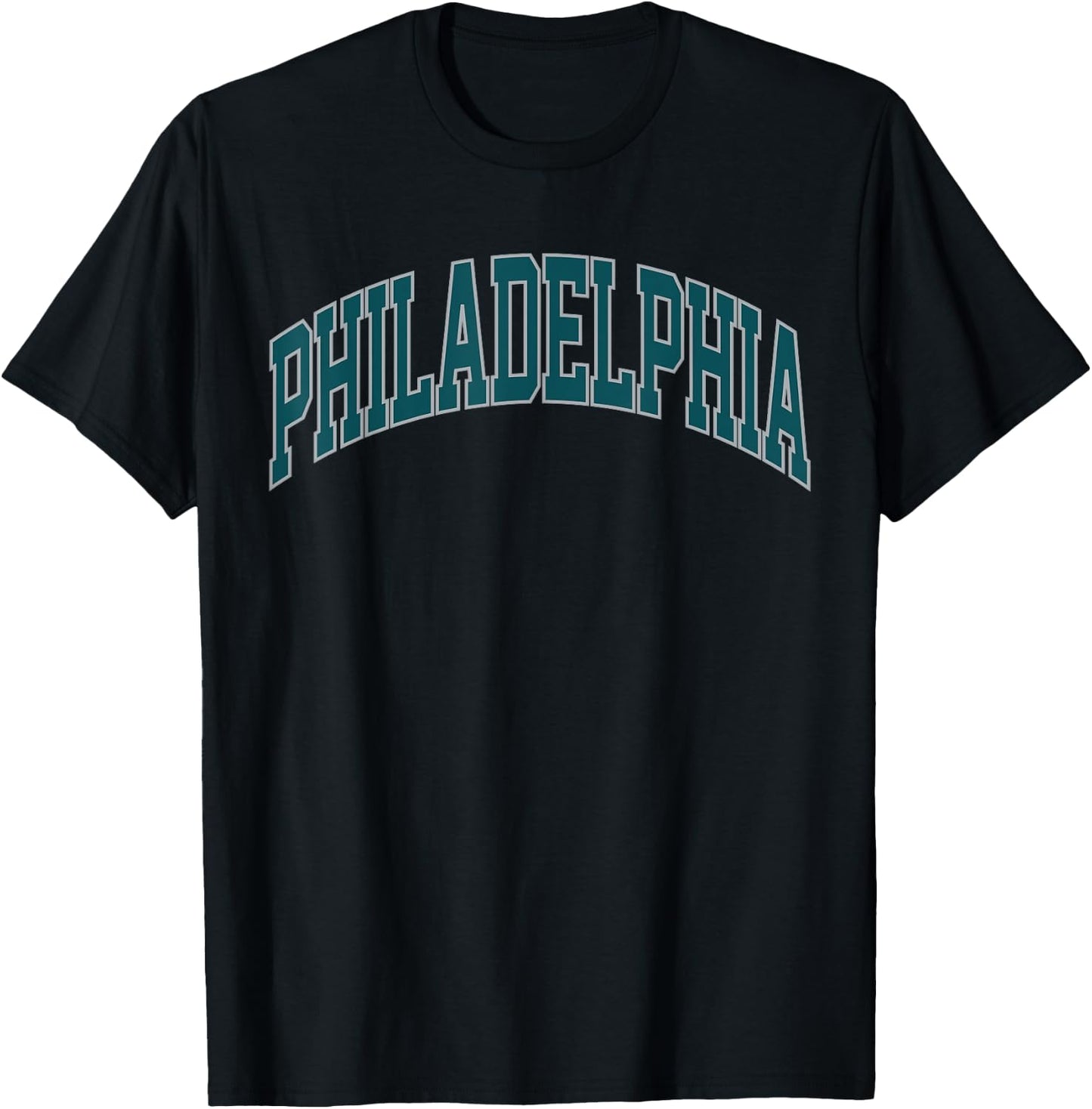 Retro Philadelphia Souvenir Classic Philadelphia Green T-Shirt - T-Shirt | Black