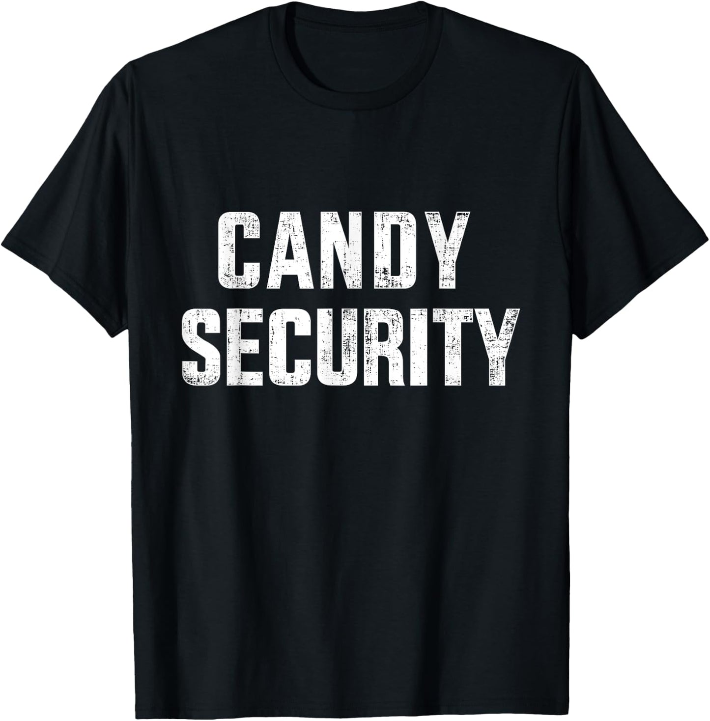 Funny candy security lazy halloween costume T-Shirt - T-Shirt | Black