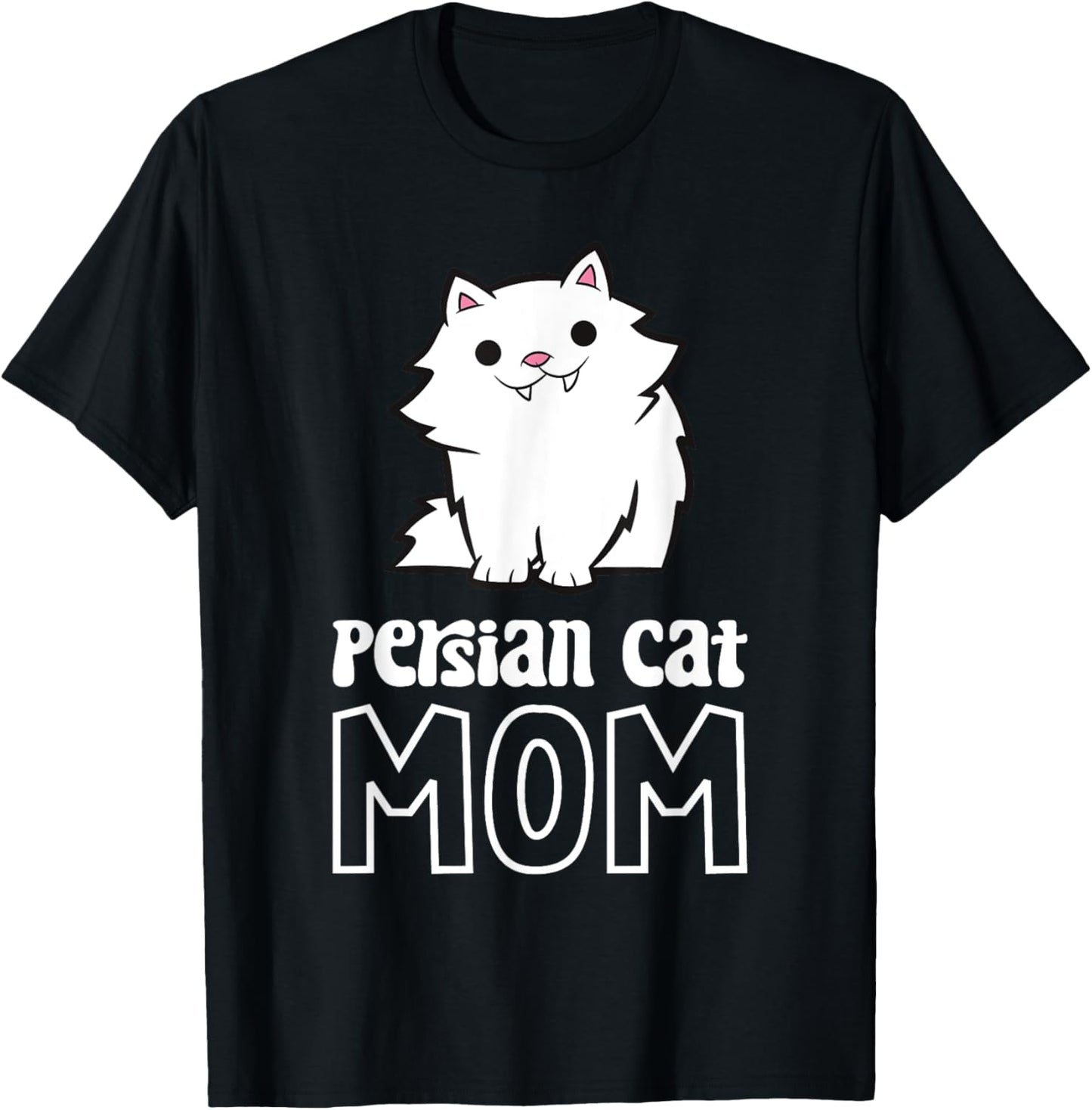 Persian Cat Mom Women Kids T-Shirt - T-Shirt | Black