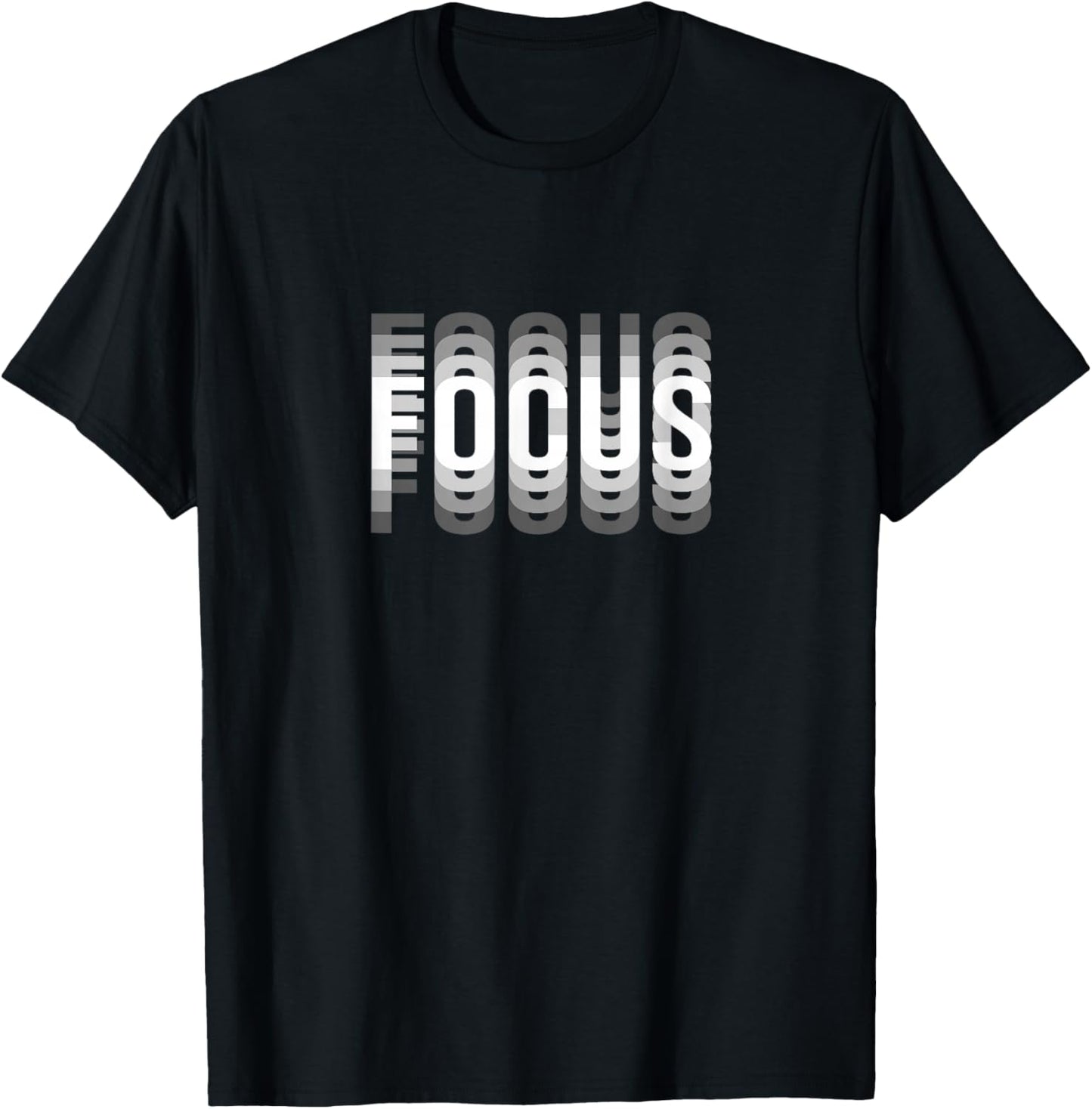 Focus Optical Illusion Trippy Small T-Shirt - T-Shirt | Black