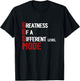 God Mode Greatness Of A Different Level Head Of-The Table T-Shirt - T-Shirt | Black