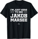 I'm Here to See Jakob Marsee Prospect Baseball Fan Gear T-Shirt - T-Shirt | Black