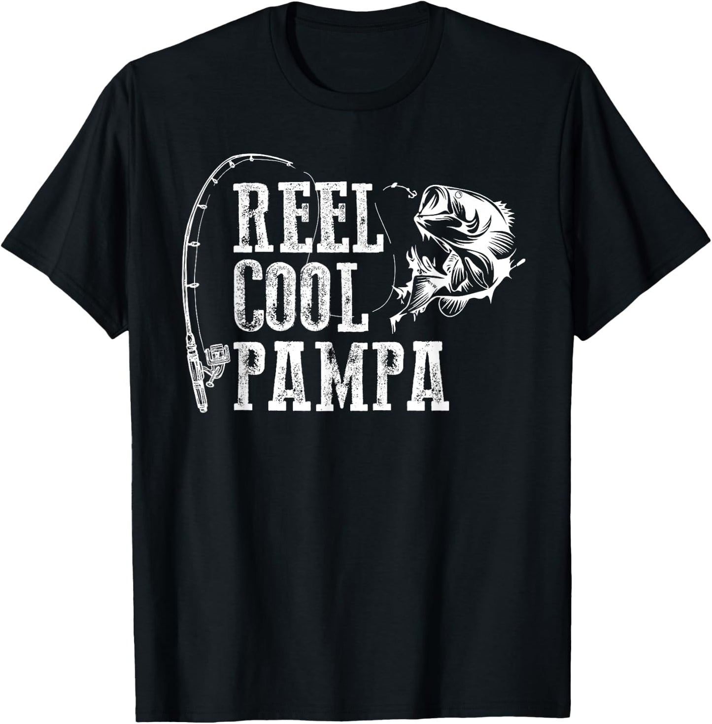 Pampa Fishing: Reel Cool Pampa T-Shirt - T-Shirt | Black
