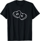 Cute Hearts Bite Me, Funny Anti-Valentines Day T-Shirt - T-Shirt | Black