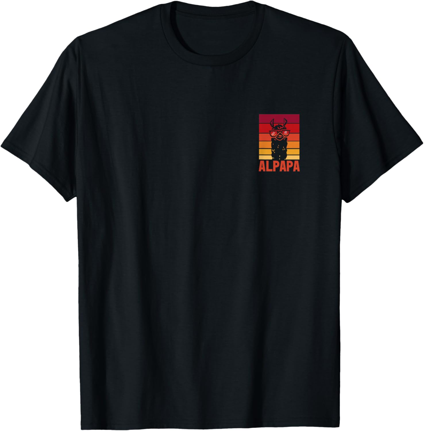 Alpapa Alpaka Lama Werdender Papa Dad Frischgebackener Vater T-Shirt - T-Shirt | Black