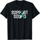 Support Squad Cervical Cancer Awareness T-Shirt - T-Shirt | Black