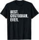 Best Custodian Ever School Janitor T-Shirt - T-Shirt | Black