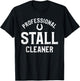 Professional Stall Cleaner Horseback Riding Equestrian T-Shirt - T-Shirt | Black