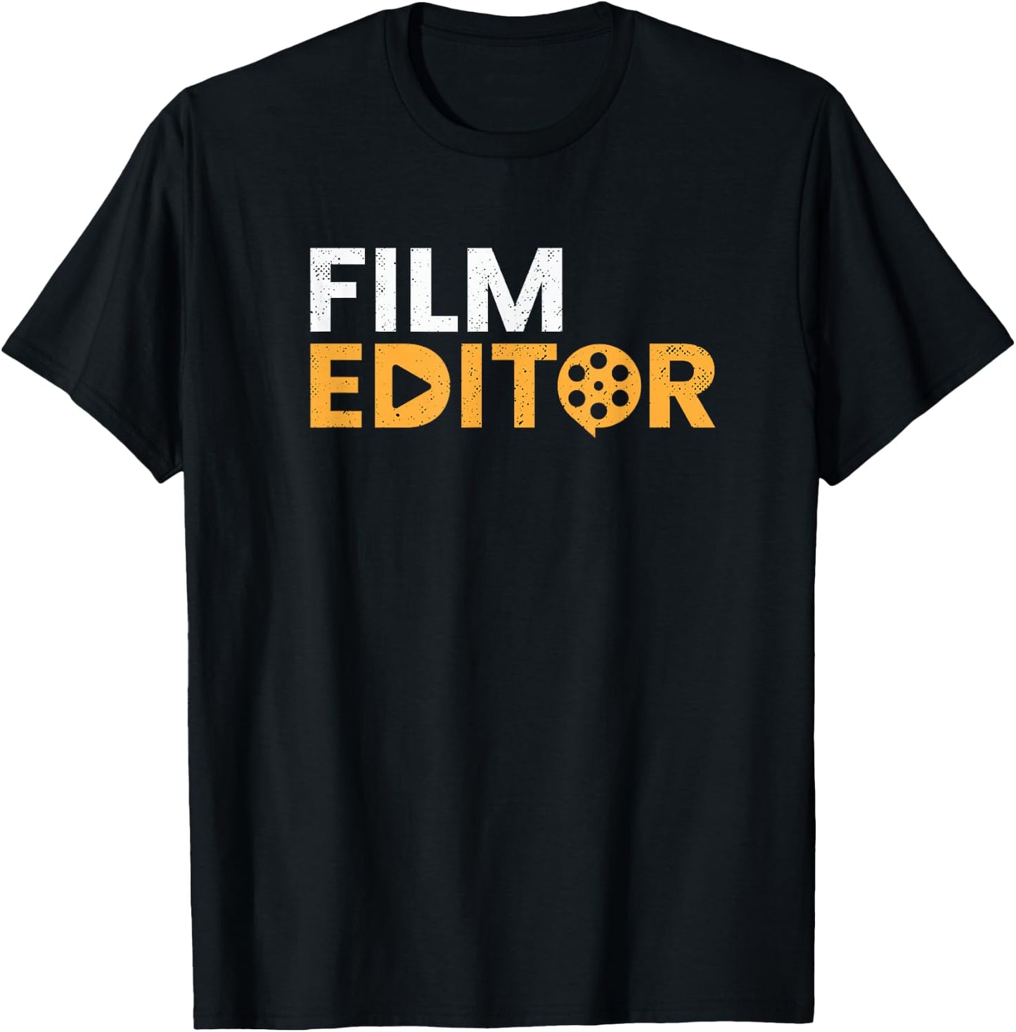 Filmeditor Video director Cameraman Filmmaker T-Shirt - T-Shirt | Black