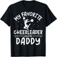 Funny Cheerleading Cheer Dad Shirt Pride Fathers Day T-Shirt - T-Shirt | Black