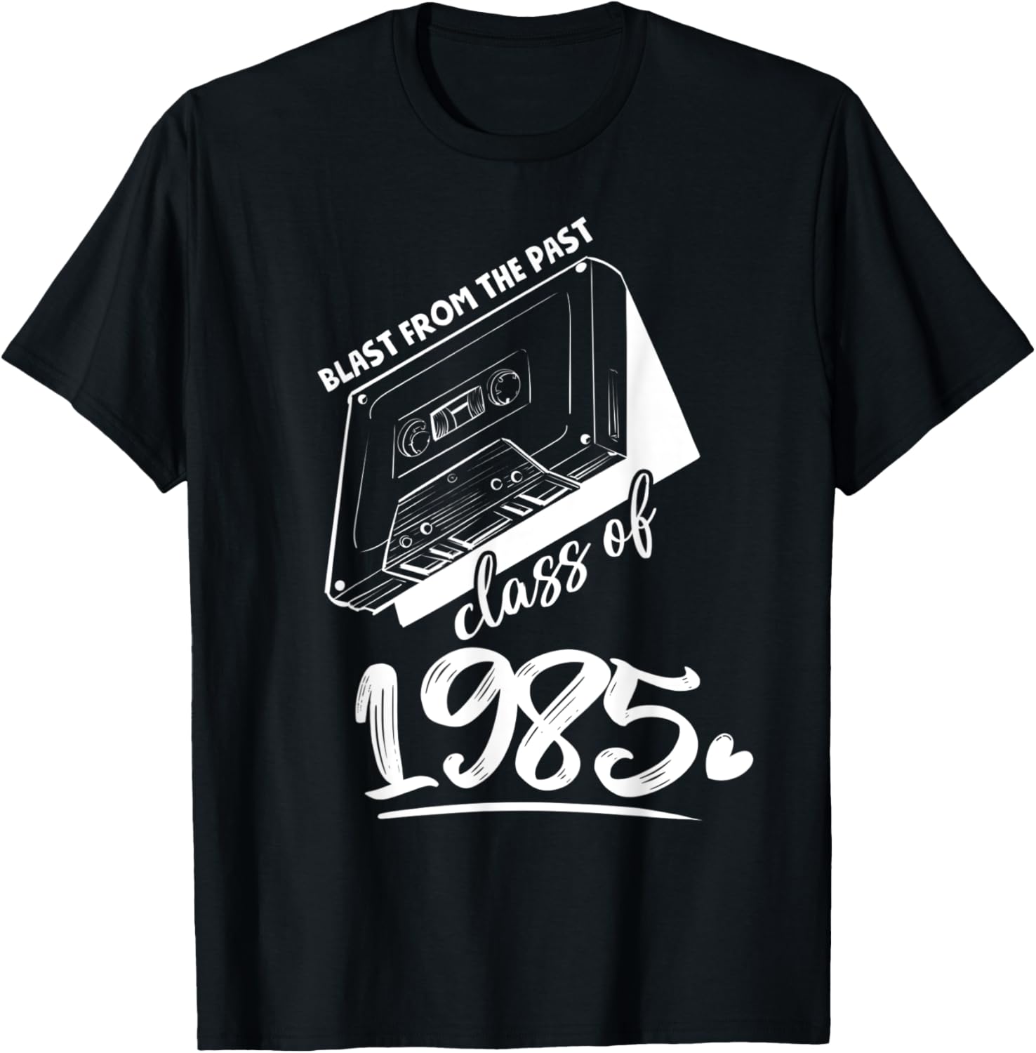 Reunion Class of 1985 School Graduation Blast From The Past T-Shirt - T-Shirt | Black