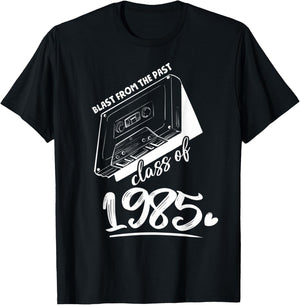 Reunion Class of 1985 School Graduation Blast From The Past T-Shirt - T-Shirt | Black