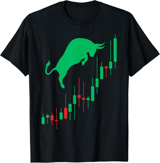 Cool Stock Market Art Women Stock Trading Day Trader T-Shirt - T-Shirt | Black