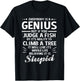 Dyslexia If You Judge A Fish By Its Ability To Climb A Tree T-Shirt - T-Shirt | Black