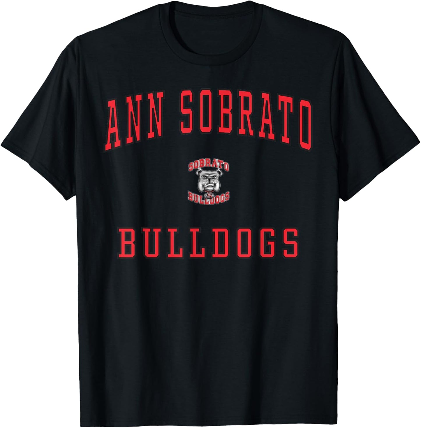 Ann Sobrato High School Bulldogs C1 T-Shirt - T-Shirt | Black