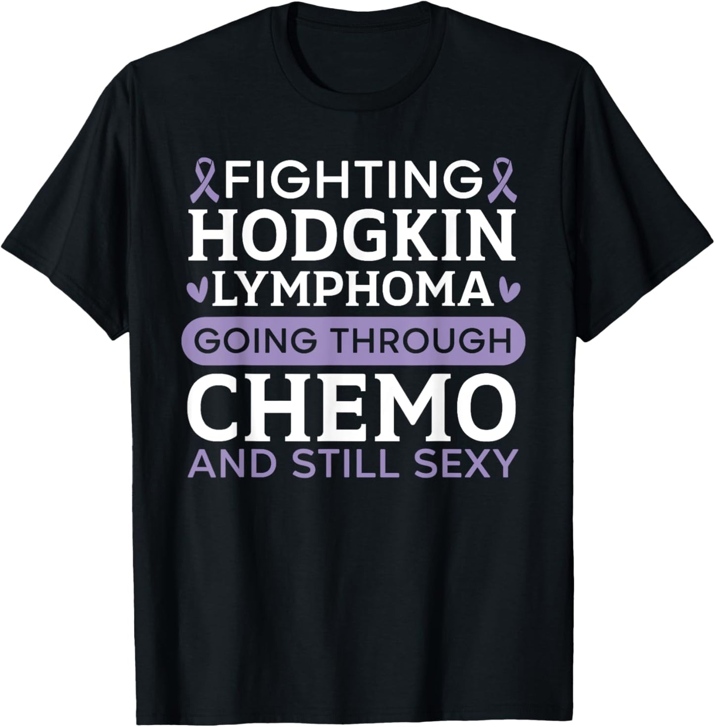Hodgkin's Lymphoma Warrior Disease Lymphoma Cancer T-Shirt - T-Shirt | Black