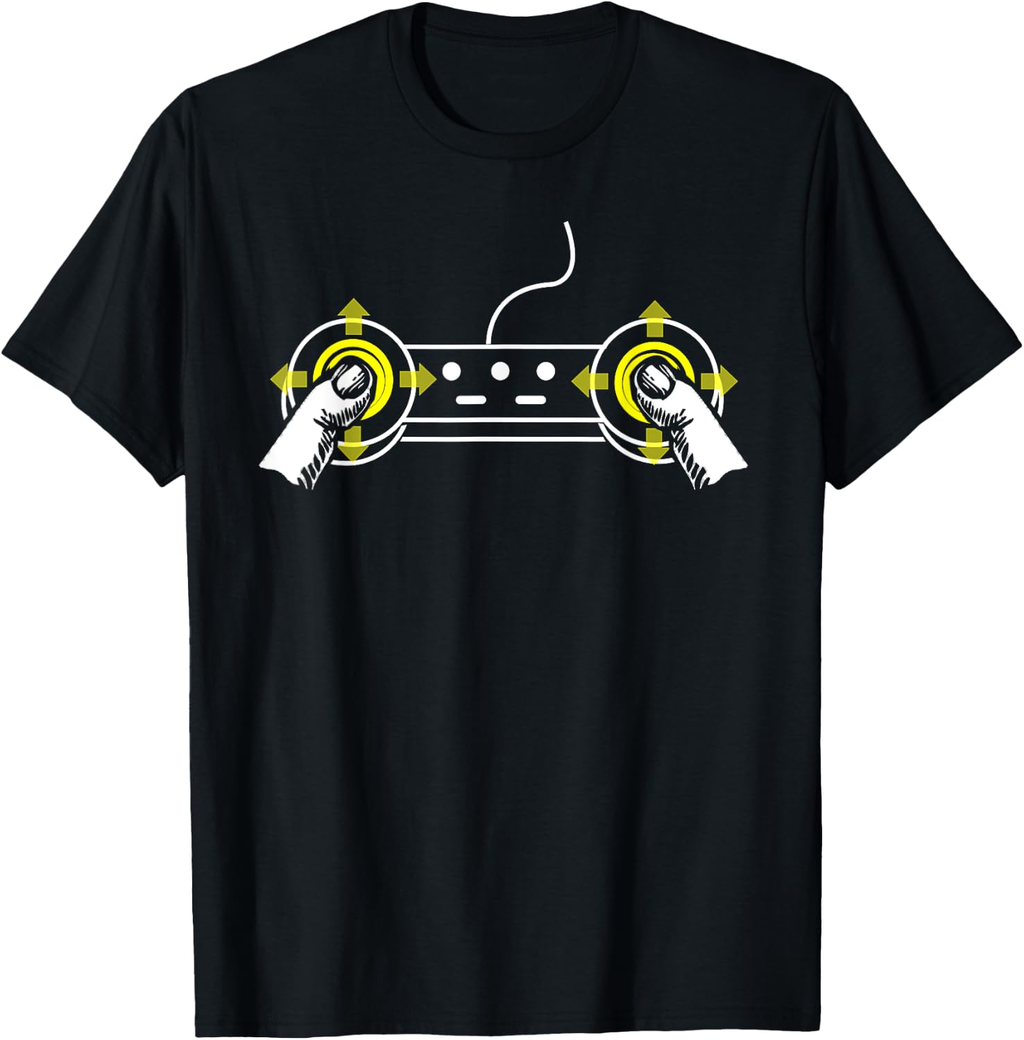 Boobs Game Controller | Funny Female Video Gamer Gift T-Shirt - T-Shirt | Black
