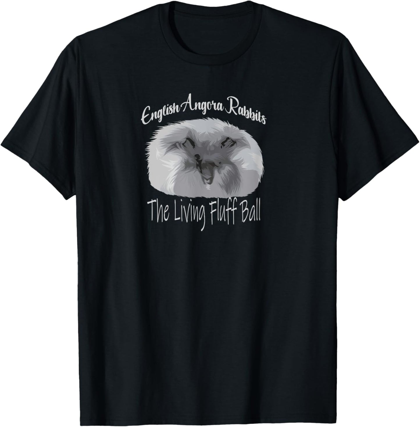 English angora rabbits for pet animal fans of this bunny T-Shirt - T-Shirt | Black