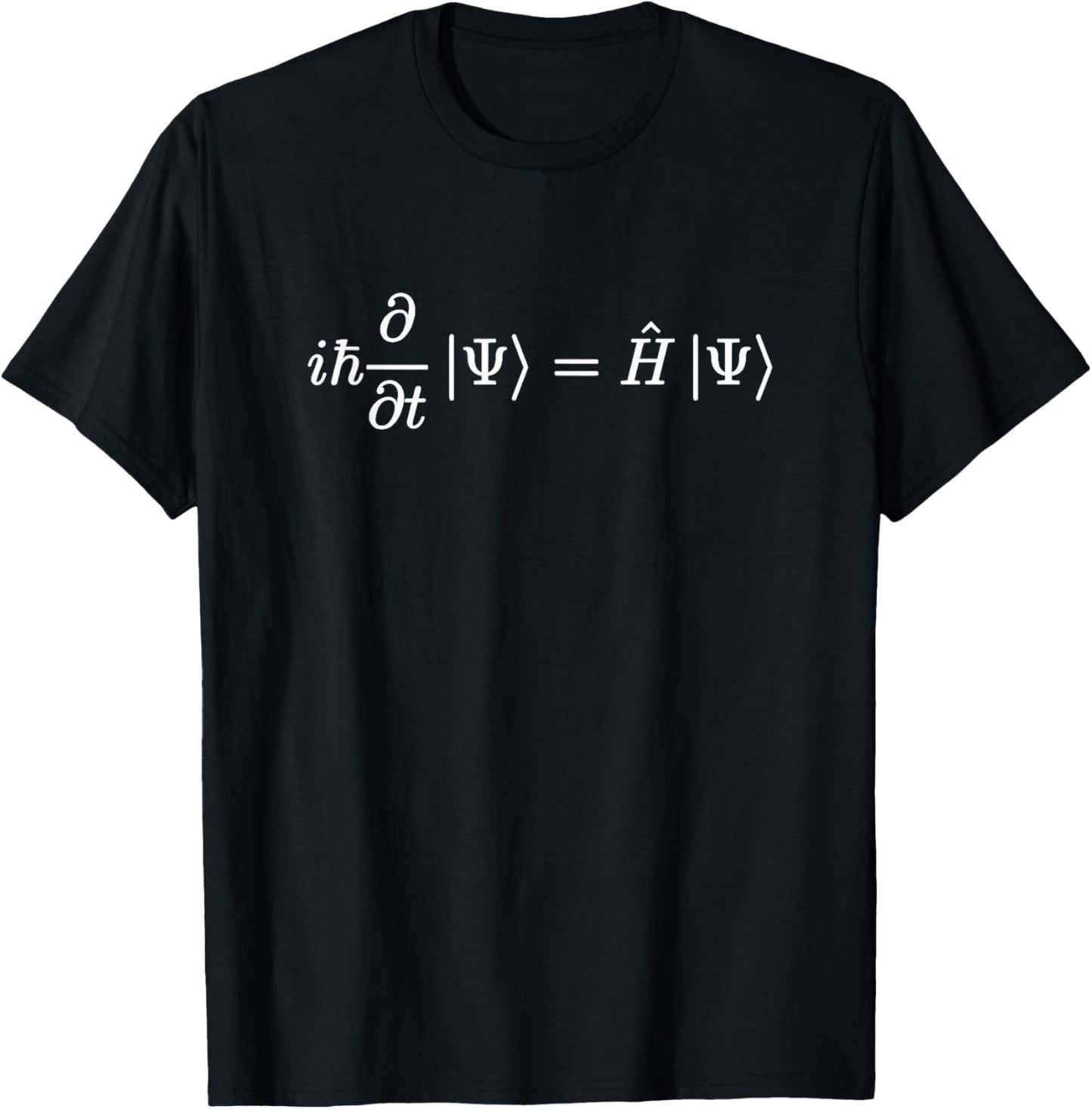 Schrödinger Equation Physics Simple Quantum Science Nerd T-Shirt - T-Shirt | Black