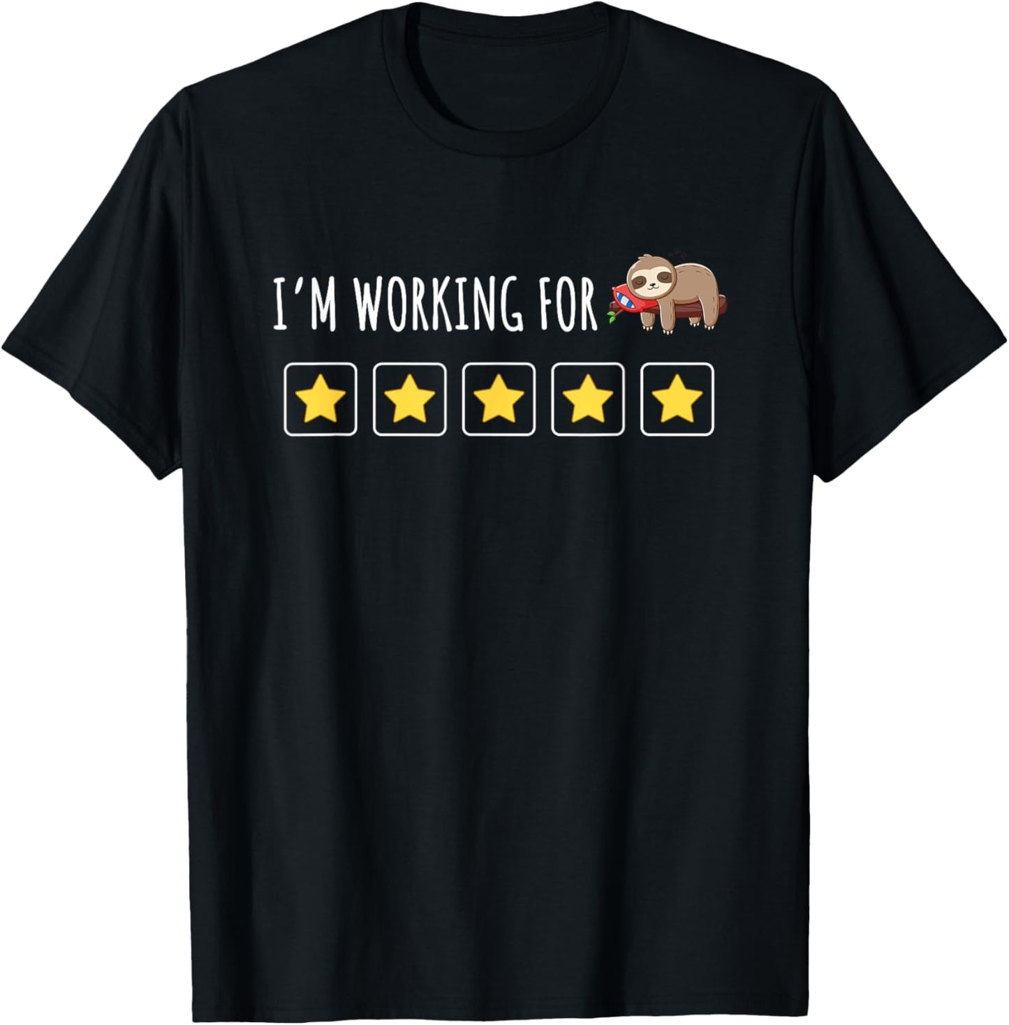 Token Board ABA, Behavior Analyst, I'm Working for Lazy Time T-Shirt - T-Shirt | Black